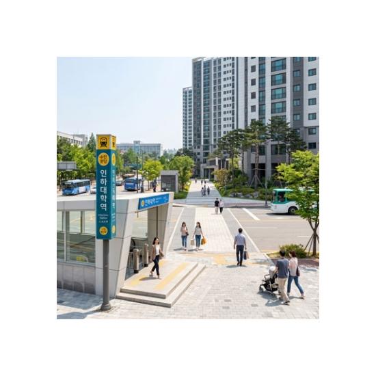 첫 번째 프리미엄은 인하대역 생활권을 중심으로 한 교통 접근성입니다. 인하대역 수자인 로이센트는 인하대역 인근 생활권을 바탕으로 안내되는 단지로, 일상적인 출퇴근 동선과 인천 주요 생활권 이동을 함께 고려할 수 있는 입지입니다. 단순히 역이 가까운 점만 강조하기보다는, 수인분당선 이용 가능성과 주변 도로망 접근성을 함께 살펴볼 필요가 있습니다.